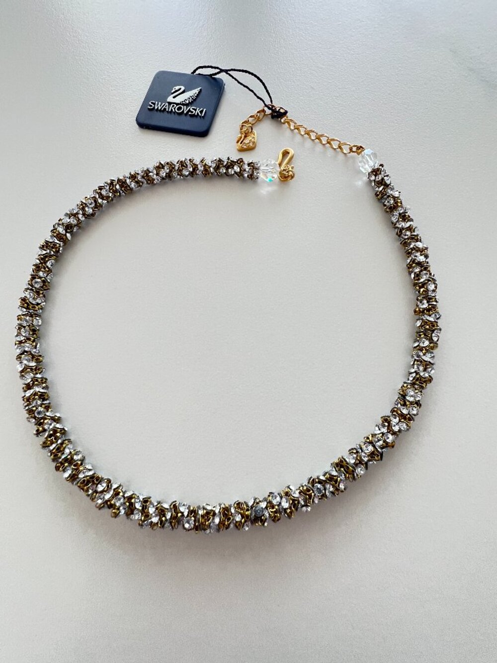 Swarovski Crystal & Goldtone Necklace